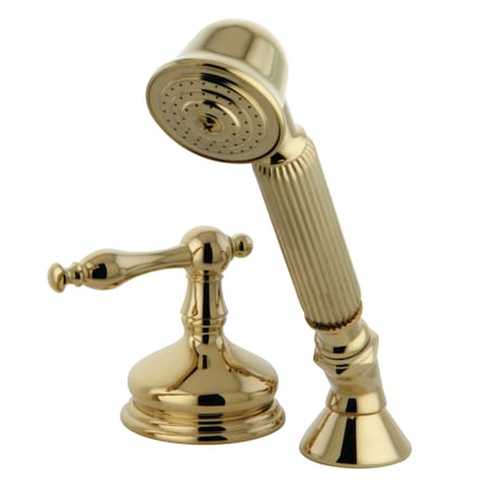 Kingston Brass Tub Filler Faucet, Polished Brass, Deck KSK3332NLTR